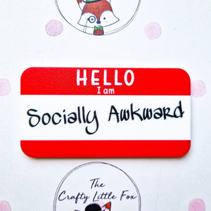 Mental Health Awareness Badges - Acrylic Pin Badge - The Crafty Little Fox