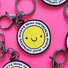 Load image into Gallery viewer, Key chain - Thinking about Overthinking - Keyring - The Playful Indian
