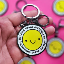 Load image into Gallery viewer, Key chain - Thinking about Overthinking - Keyring - The Playful Indian
