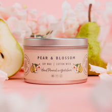 Load image into Gallery viewer, Candle - Pear and Blossom - hand poured soy wax candles - The Yorkshire Candle Company Ltd
