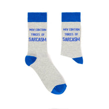 Load image into Gallery viewer, May Contain Traces Of Sarcasm Socks - Unisex Funny Socks - Urban Eccentric
