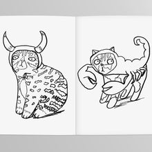 Load image into Gallery viewer, Zodicats - Cats of the Zodiac Colouring Book - Jo Clark Design - Cat Lovers
