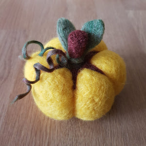 Felt Pumpkin - Halloween Decoration - Useless Buttons