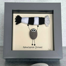 Load image into Gallery viewer, Newcastle United Pebble Art Frame - Pebbled19 - Football Fans
