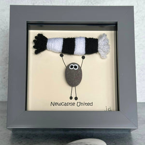 Newcastle United Pebble Art Frame - Pebbled19 - Football Fans