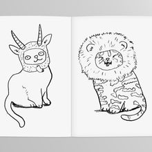 Load image into Gallery viewer, Zodicats - Cats of the Zodiac Colouring Book - Jo Clark Design - Cat Lovers
