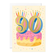 Load image into Gallery viewer, Greetings Card - Age 90 Birthday Card – Ninety / 90th Birthday - Ricicle
