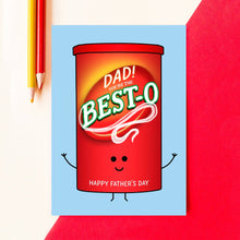 Load image into Gallery viewer, Greetings Card - 'Best-o' Funny Bisto Father's Day Card - Of Life &amp; Lemons
