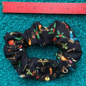 Festive Fabric hair scrunchies - Christmas stocking fillers - Dawny's Sewing Room