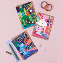 Load image into Gallery viewer, Greetings Card - Goal Machine Football Birthday Card - Mifkins - Football fans
