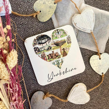 Load image into Gallery viewer, Coaster - Yorkshire Heart - Yorkshire Scenes - HD Designs

