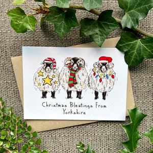 Christmas Bleatings from Yorkshire - Christmas Card - HD Designs