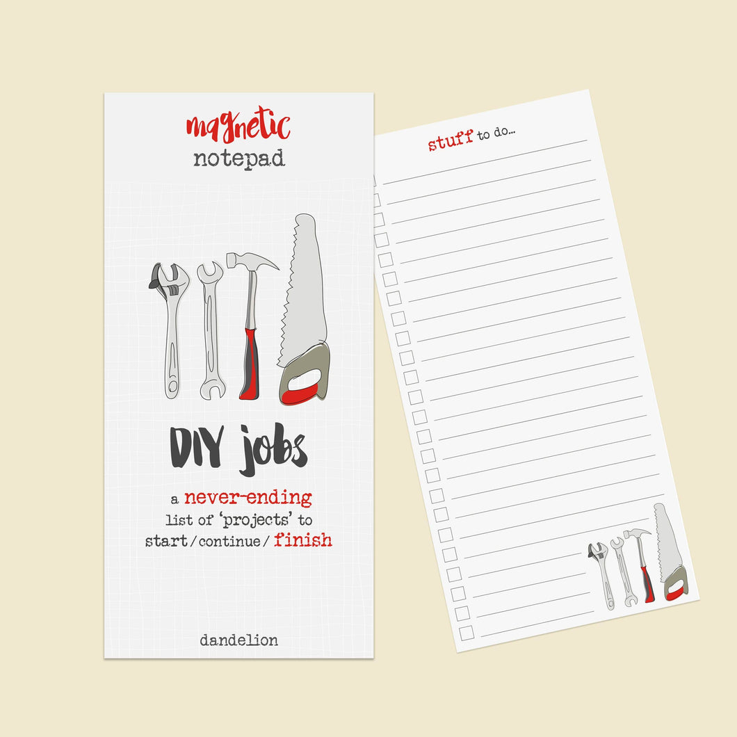 Magnetic Pad - DIY Jobs - Dandelion Stationery