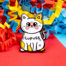 Load image into Gallery viewer, Lupuss Cat Enamel Pin - Lupus - Invisible Illness Club - Innabox
