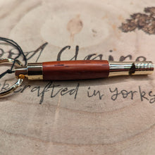 Load image into Gallery viewer, Wood turned Whistle - Dog Whistle - What Wood Claire Do?

