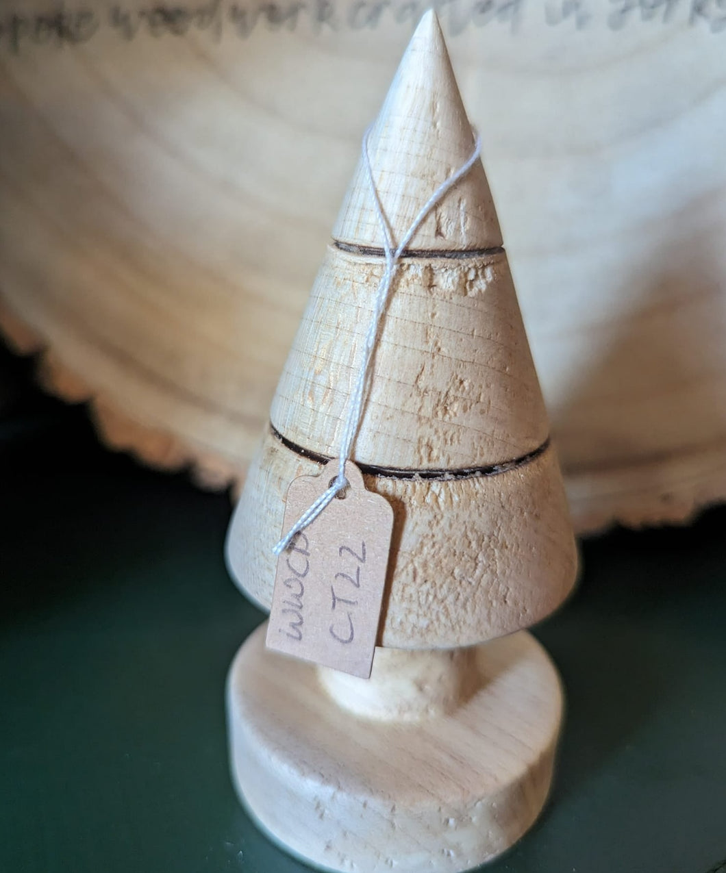 Wooden Christmas Tree - Sycamore - Wood Turned Tree - What Wood Claire Do?