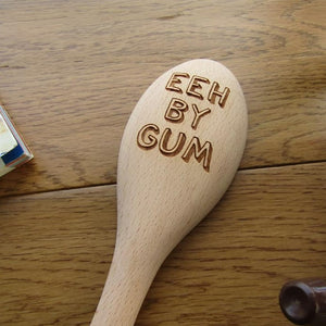 Eeh By Gum - Laser Engraved Beech Wood Spoon - Fred & Bo