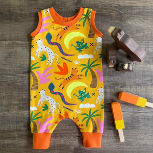 Romper - Jungle Sunshine - Three Bear Clothing