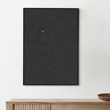 Load image into Gallery viewer, Print - Quiet Tropical Leaves in Black - A3 Print - Full Mistica
