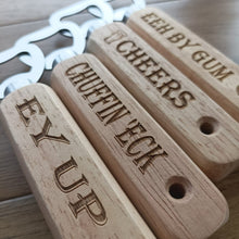 Load image into Gallery viewer, Cheers - Laser Engraved Wooden And Stainless Steel Bottle Opener - Fred &amp; Bo
