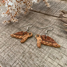 Load image into Gallery viewer, Turtle Hook Earrings - Natural Cork Jewellery - Incorknito Designs
