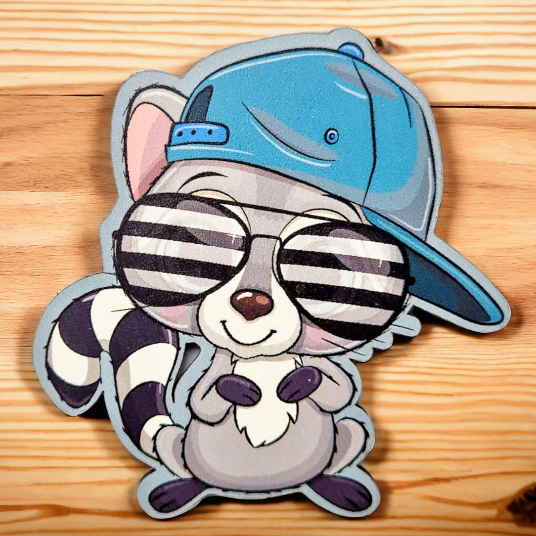Sticker - Raccoon - The Crafty Little Fox