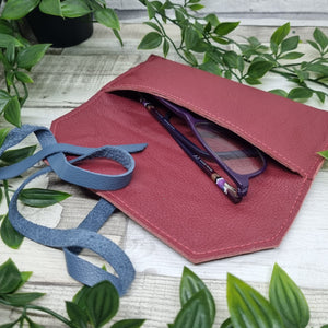 Leather Glasses case - Shadow Crafts - reusable gift idea