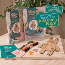 Load image into Gallery viewer, Craft Kit - Learn To Sew Bear Craft Kit - Children's Beginner Sewing Kit - Let's Make &amp; Do
