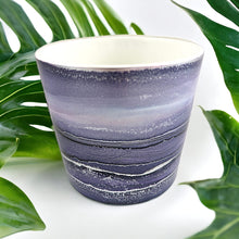Load image into Gallery viewer, Planter - Small - Plant Pot - Nichol Stokes Designs - Alcohol Ink Artwork - COLLECTION ONLY
