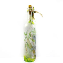 Load image into Gallery viewer, Decoupaged Light up Bottle - Koala and Green Leaves Design - The Upcycled Shop
