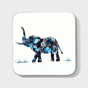 Coaster - Elephant - Nichol Stokes Designs - Alcohol Ink Artwork