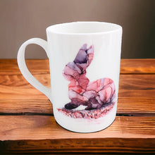 Load image into Gallery viewer, Mug - Bunny - Nichol Stokes Designs - Alcohol Ink Artwork
