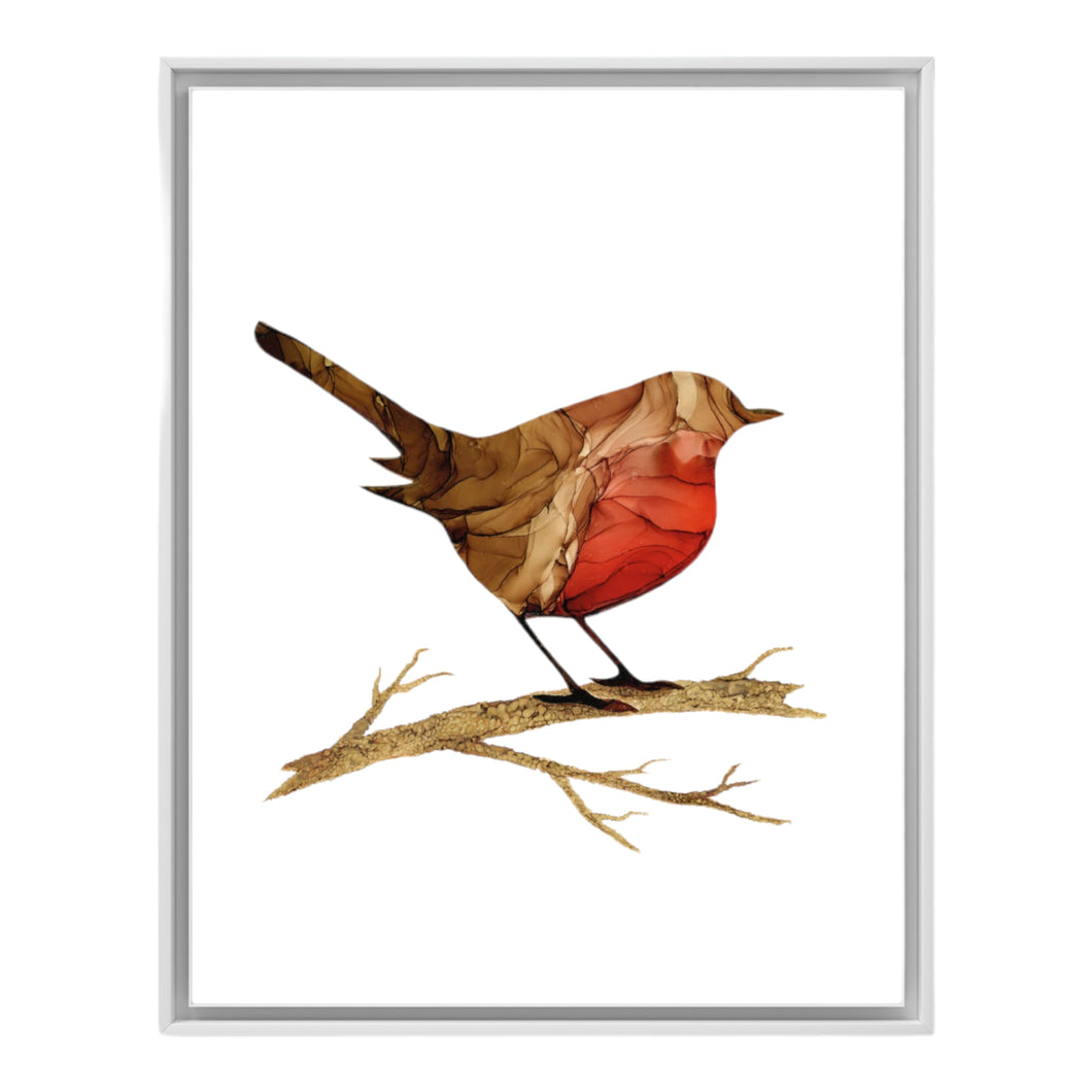 Print - Robin - Nichol Stokes Designs - Alcohol Ink Artwork