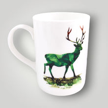 Load image into Gallery viewer, Mug - Stag - Nichol Stokes Designs - Alcohol Ink Artwork
