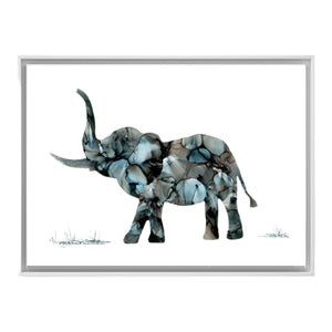 Print - Elephant - Nichol Stokes Designs - Alcohol Ink Artwork