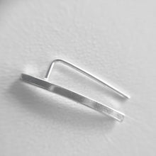 Load image into Gallery viewer, Ear Climber - Silver Bar - Sterling Silver - Gemma Fozzard
