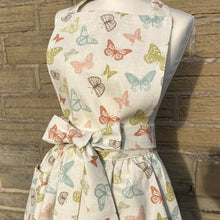 Load image into Gallery viewer, Apron - Butterflies - Kitsch-ina - Retro style pinny
