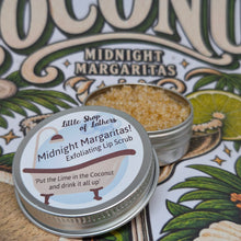 Load image into Gallery viewer, Lip Scrub - Midnight Margaritas - Little Shop of Lathers - Natural Lip Exfoliator
