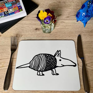 Placemat - Armadillo - Mouse and Snail