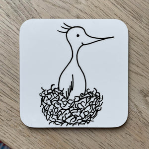 Coaster - Bird in Nest - Mouse and Snail