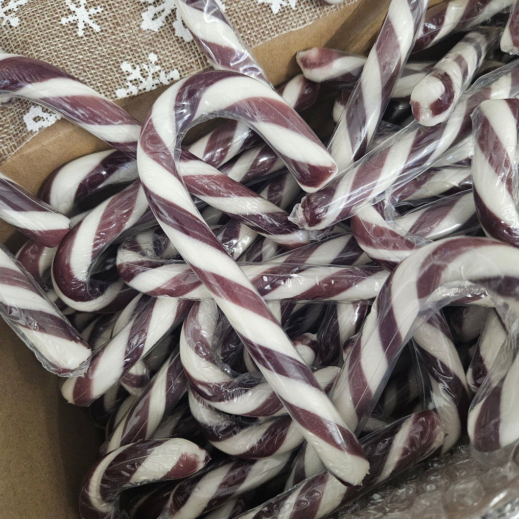 Sloe Gin flavoured Candy Cane - Alcoholic Candy Canes - Christmas Stocking Fillers - Holly's Lollies