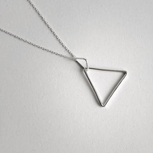 Triangle Shaped Pendant - Sterling Silver - Gemma Fozzard