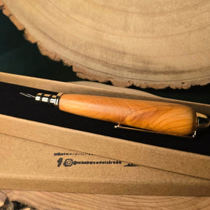 Wooden Needle Threader - Wood Turned - What Wood Claire Do? - Yew