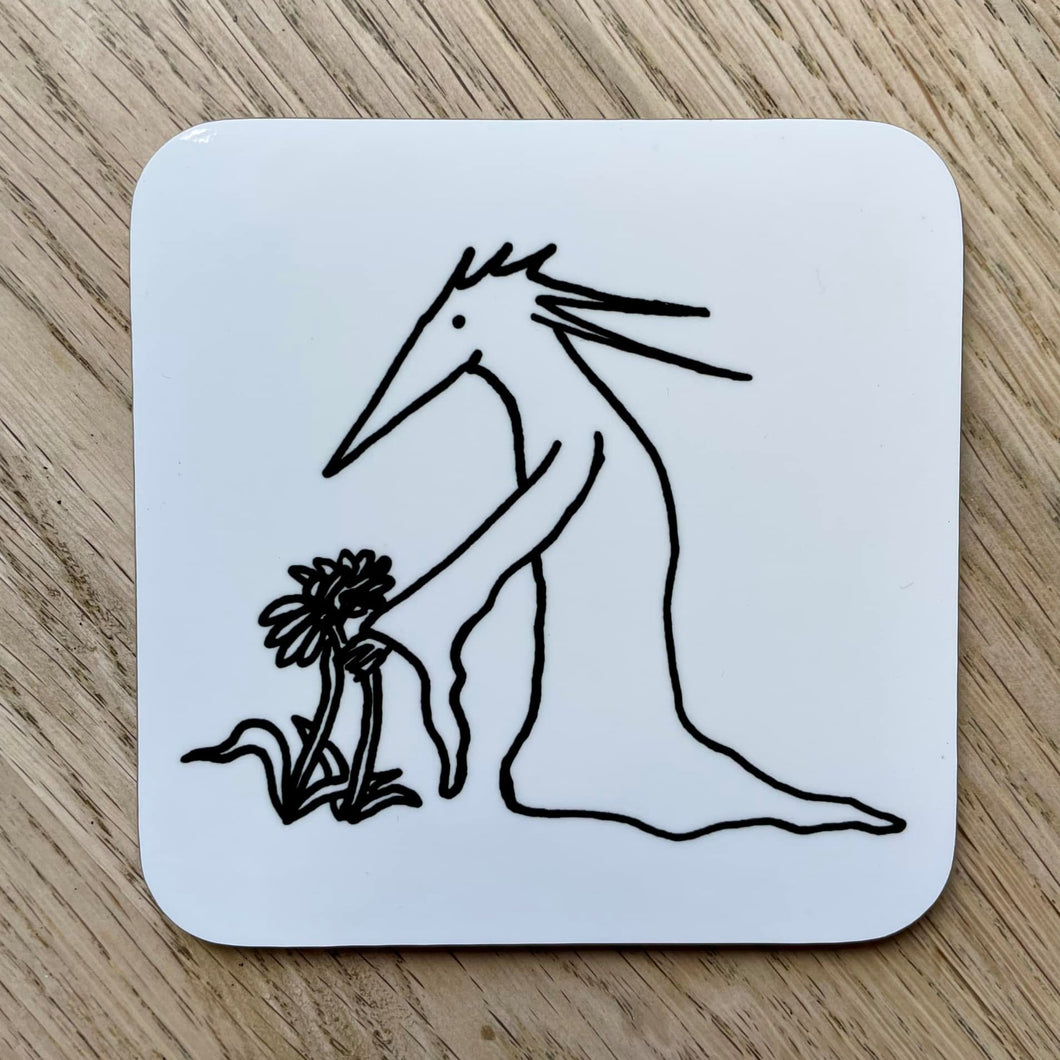 Coaster - Figure tending Plants - Mouse and Snail