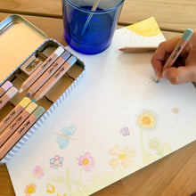 Load image into Gallery viewer, Pastel Watercolour Pencils Set - Colouring Pencils - Children gift idea - Cotton Twist - Eco friendly
