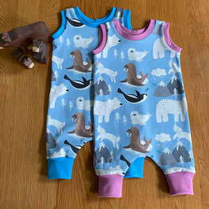 Romper - Icy Friends - Three Bear Clothing - Two colourways available