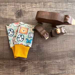 Childs Wrist Warmer - 1-3 Years - Wild Thing - Three Bear Clothing