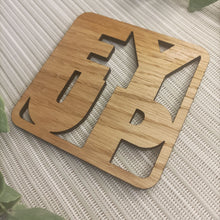 Load image into Gallery viewer, Wooden Laser Cut Coaster -  Ey Up - Yorkshire Sayings - Fred &amp; Bo
