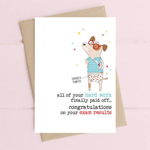 Congrats Smarty Pants - Exam results - Greetings Card - Dandelion Stationery