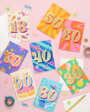 Load image into Gallery viewer, Greetings Card - 70th Birthday Card – Age 70 / Seventy Card - Ricicle
